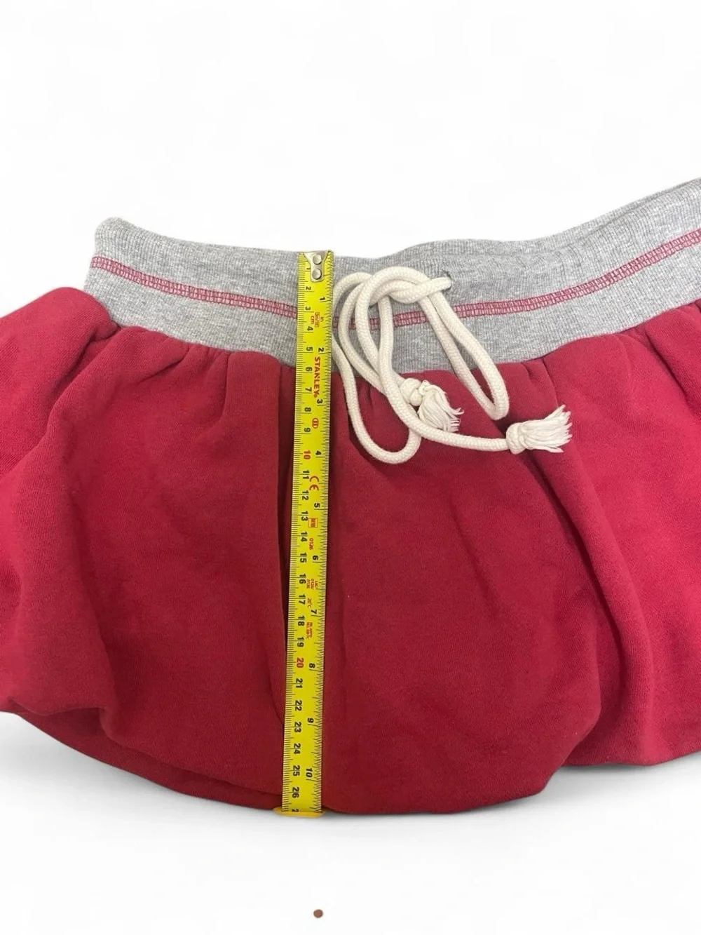 Out From Under Women’s Red Mini Skirt with Built in Shorts with Waistband Small